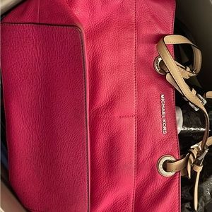 Authentic Michael Kors pebble leather handbag